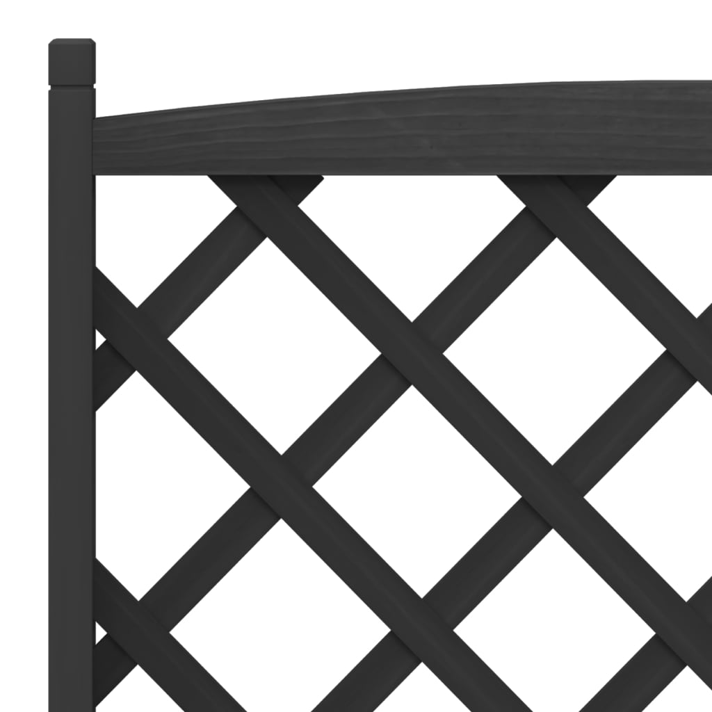 Plantenbak – Tuinbak – Plantenbak Met Klimrek – Houten Plantenbak – Massief Dennehout – 90x35x180 Cm – Ventilatie En Afwatering