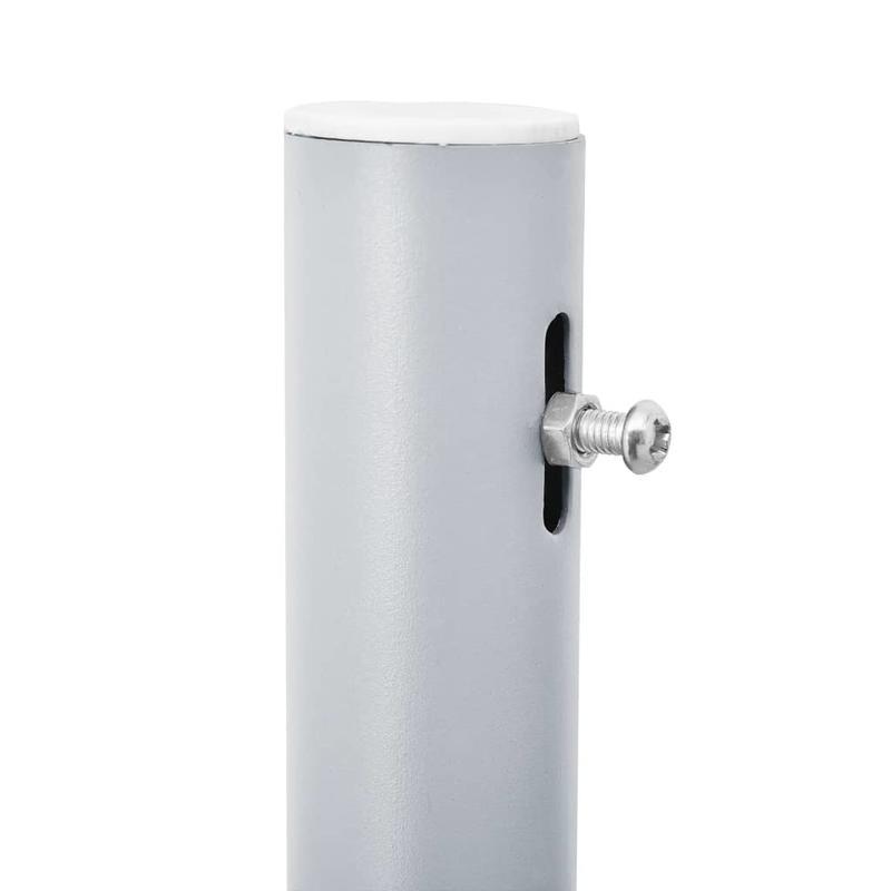 Extendable wind screen 160x600cm red removable temporary outdoor