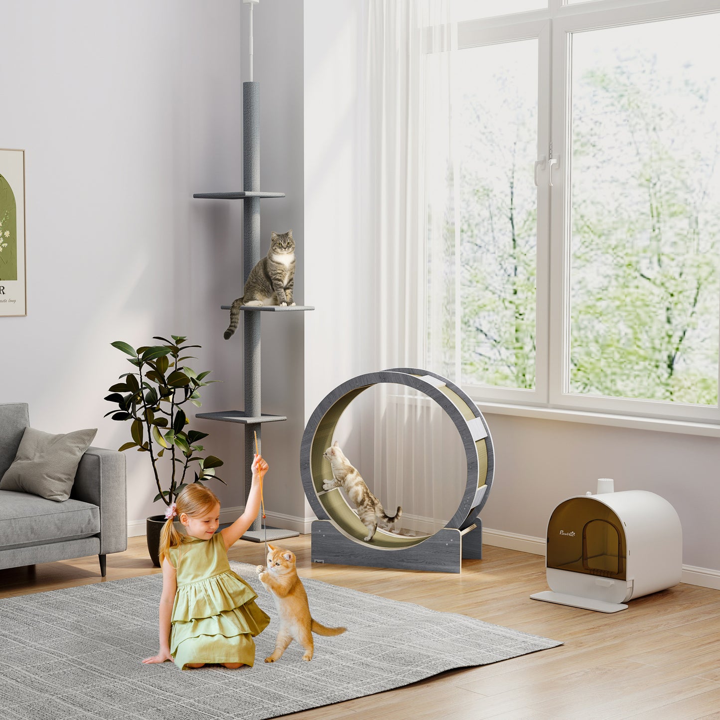 Barkrukken – Barkruk Set – Barstoel – Hoge Stoel – Keukenkruk – Bruin Retro Design – Verstelbare Zithoogte – Met Voetsteun