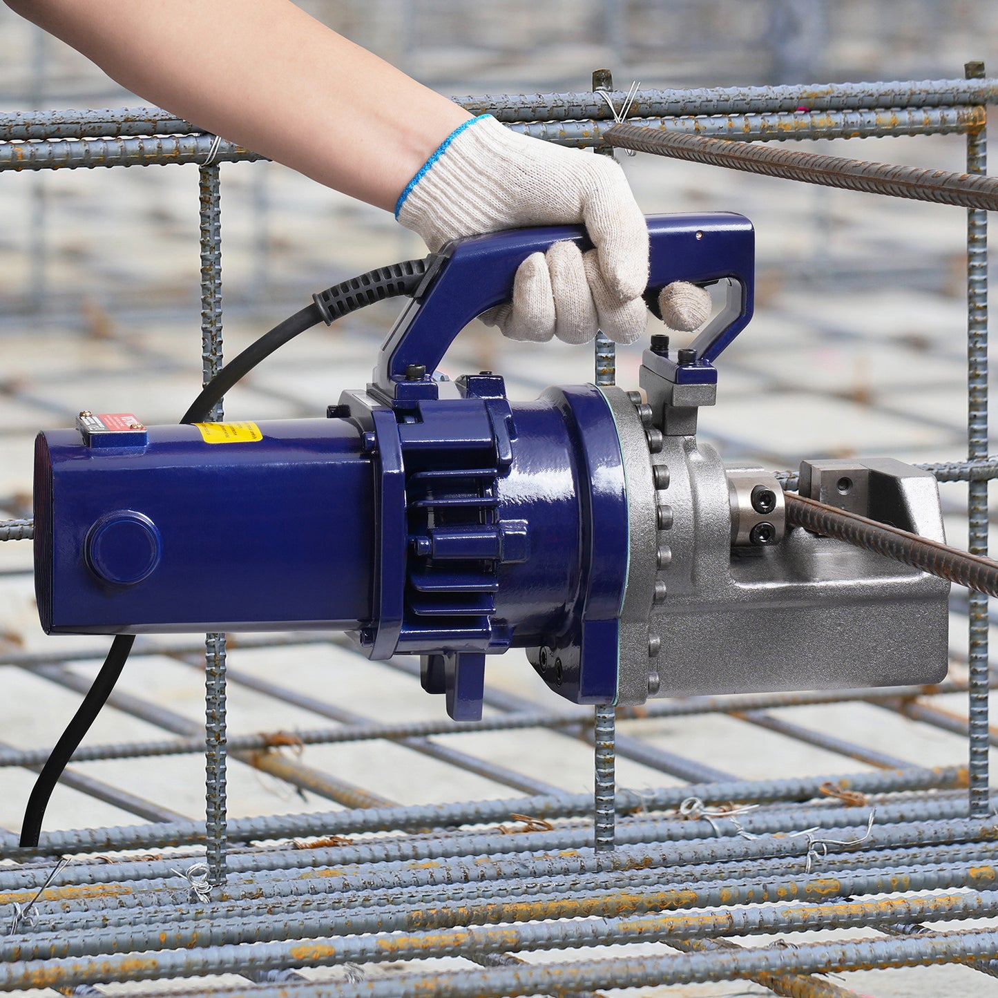 Elektrische Hydraulische Stalen Staafknipper – Rebar Knipper – Wapeningstaaf Knipper – Staal Knipschaar – Betonstaaf Knipper – 1700W Motor – Snijdt Tot 25 mm Diameter