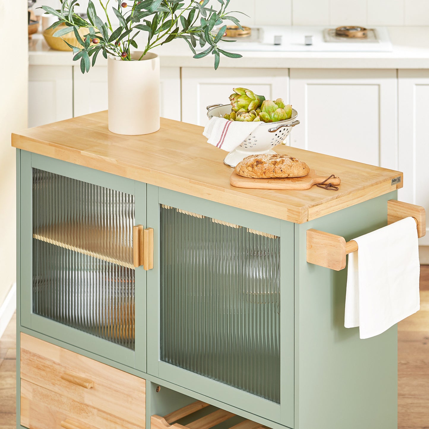 Kas – Kweekkas – Tuinkas – Groentetent – Plantentunnel – 12 m² – UV-bestendig PE 140 g/m² met Rolluikdeur en Grote Raamventilatie – Stabiel Gegalvaniseerd Stalen Frame Wit
