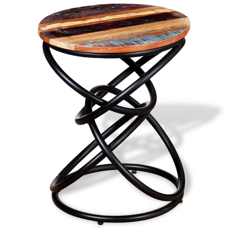 Side table old wood massive Practical and sturdy