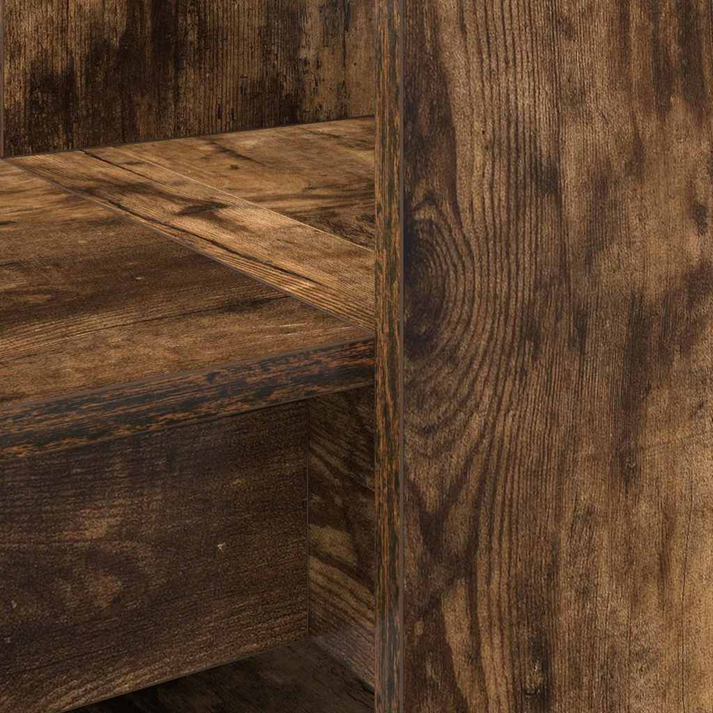 Bureau – Bureautafel – Computertafel – Werkplek – Studiebureau – Smoked Oak MDF – Veel Opbergruimte
