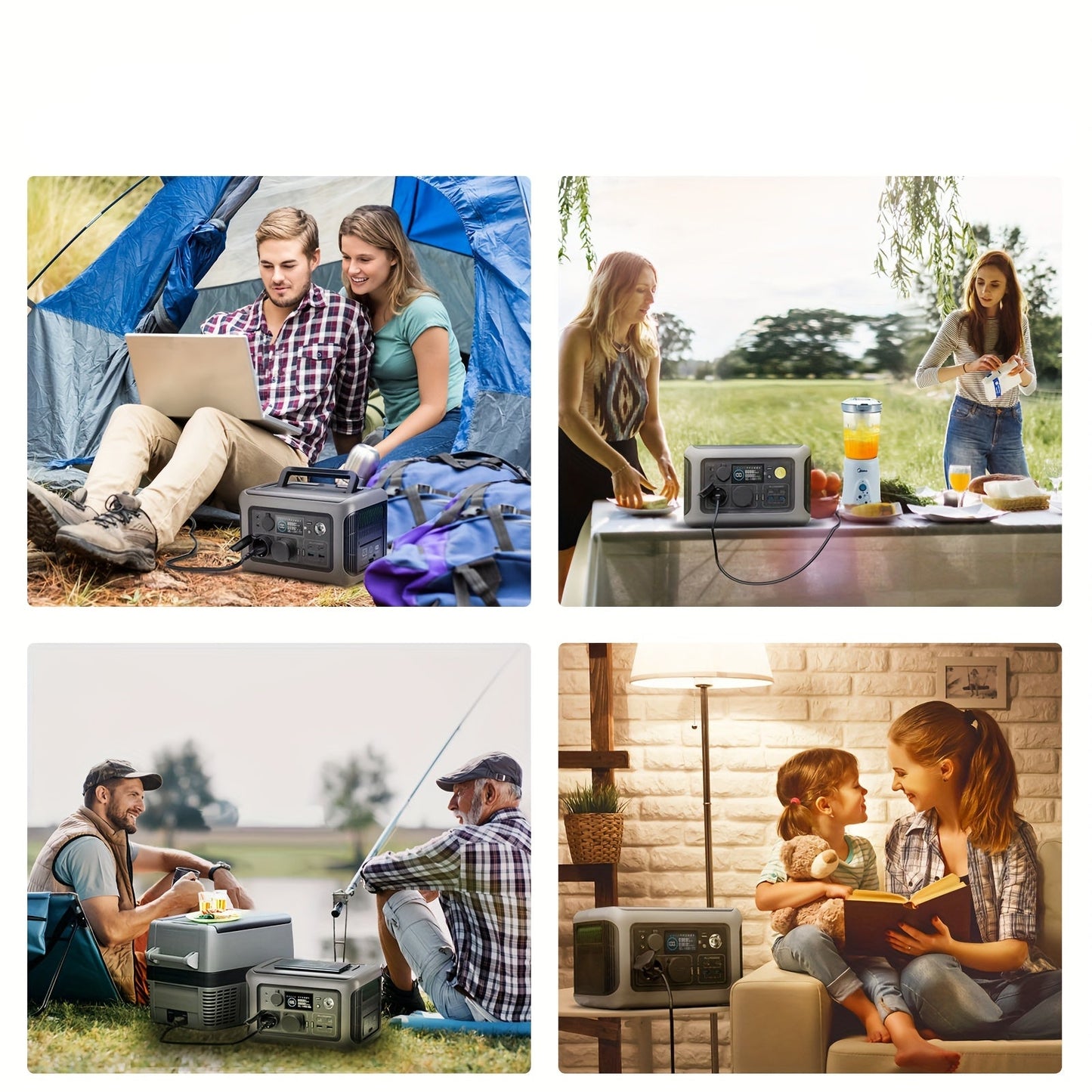 Draagbare Powerstation – Zonnegenerator – Noodstroomvoorziening – Campingaccu – 299Wh Capaciteit – 100W Zonnepaneel – Snelladen Binnen 1 Uur