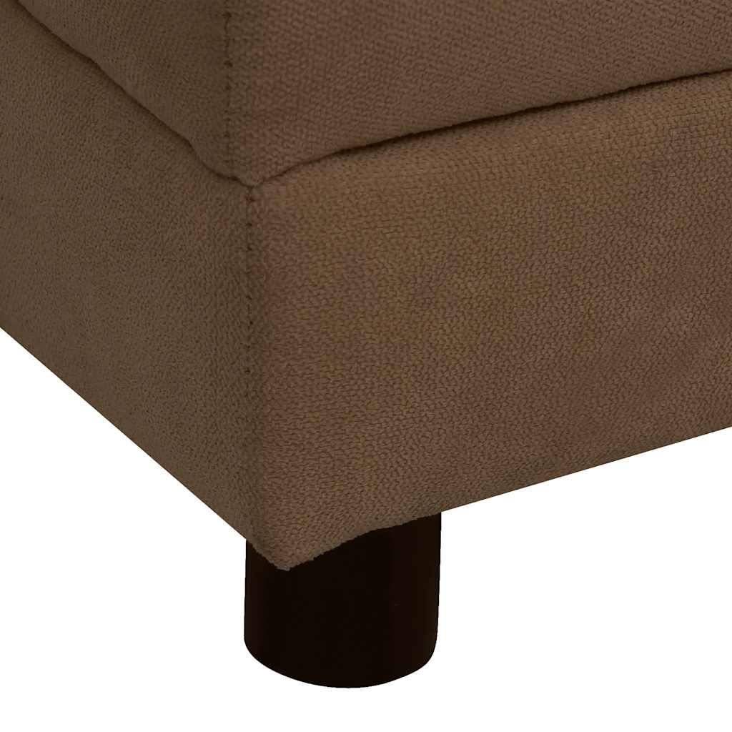 Dierenbank Hond Kat – Huisdierbank – Hondenbed – Kattenmand – Pet Sofa – Stevig Houten Frame – Wasbare Pluche Bekleding – Groot Bruin