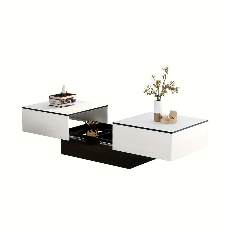 Bankstel – Zitbank – Sofa – Slaapbank – Loungeset – Modern Wit – Uitklapbare Tafel – Opbergruimte – Lichtgewicht Bamboe Kunststof