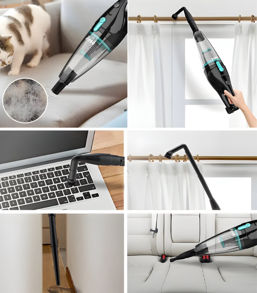 Corded Stick Vacuum Cleaner - Handheld Stick Vacuum Cleaner - Handheld Vacuum Cleaner Best Seller - Handheld Vacuum Cleaner - Black