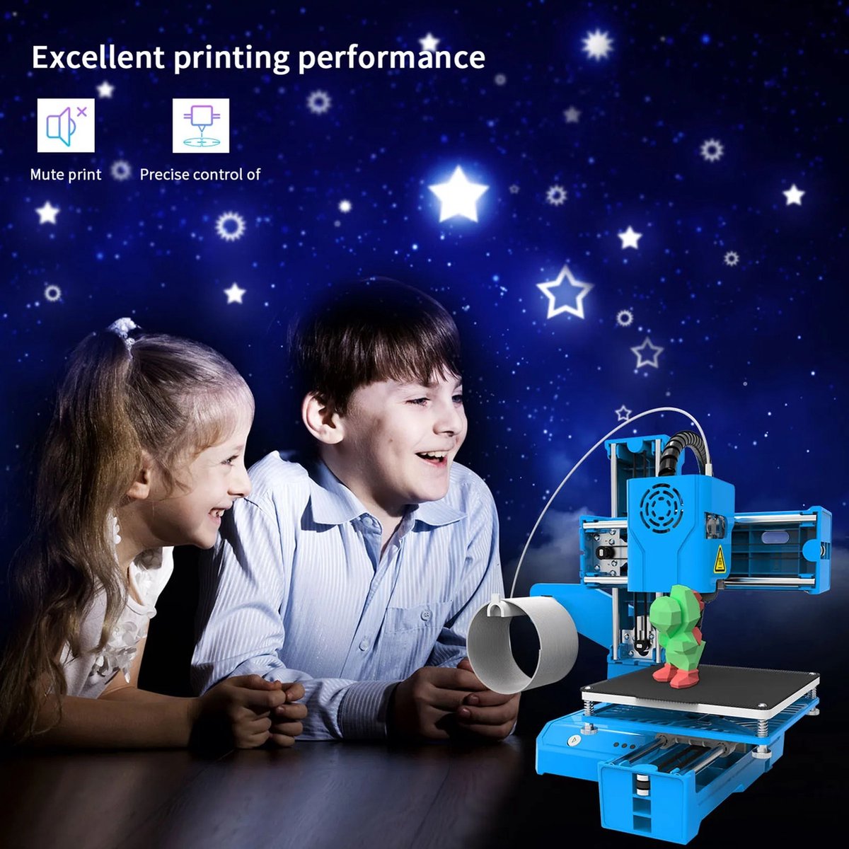 mini 3D Printer - 3D Printers - Printer - Mini Printer - Including Software -