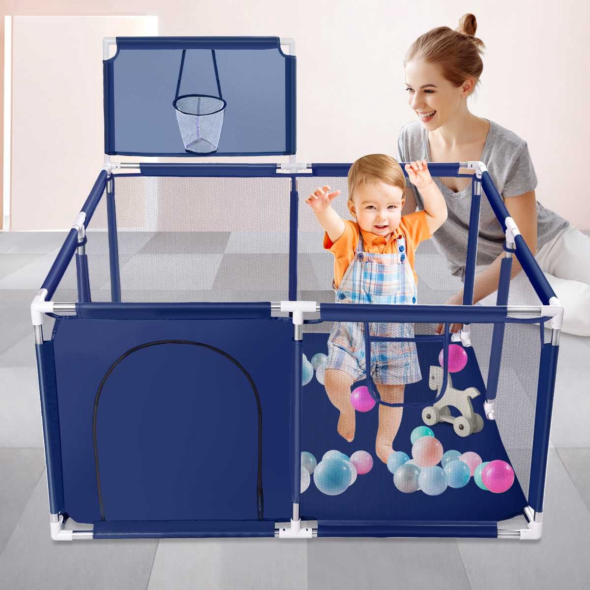 GrondBox Voor Baby - Veilige Kinderbox - en Speeltuin voor Kinderen - Altijd Uw Handen Vrij - Met Deze Handige Grondbox - Speelbox