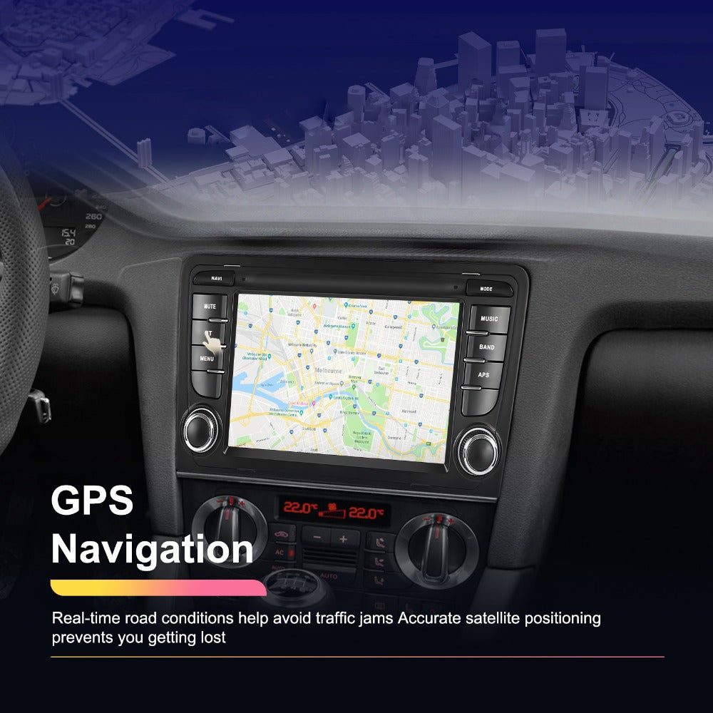 7-inch Autoradio – Auto Stereo – Multimedia Speler – Android Radio – Auto Headunit – Draadloos CarPlay & Android Auto – Android 13 Met GPS en Wifi