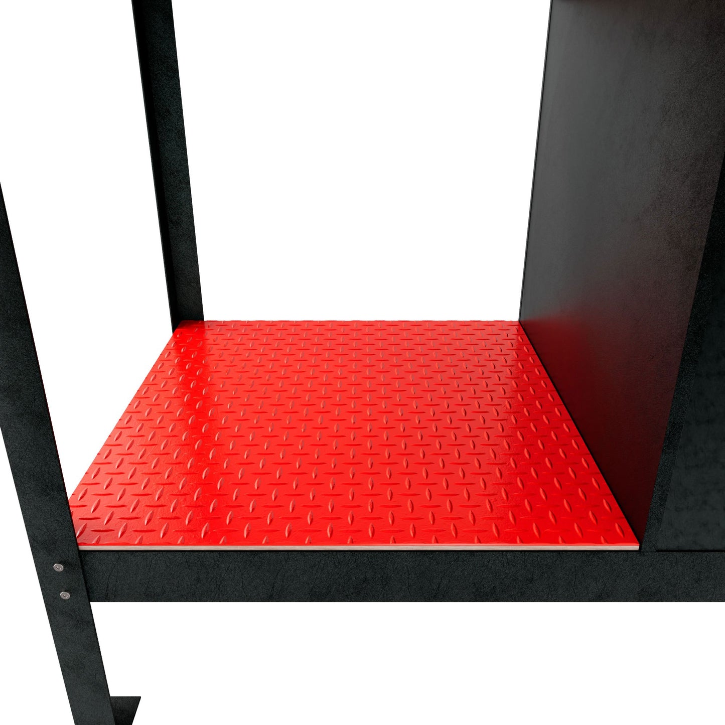 Werkbank – Werktafel – Werkbank Met Lade – Opbergtafel – Stalen Werkbank – 120x60 cm – Zwart Gepoedercoat Staal