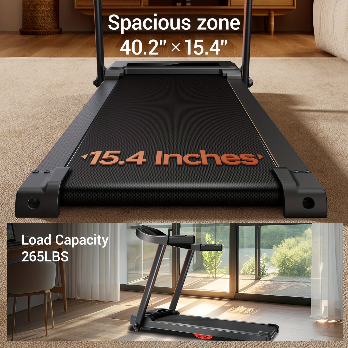 Loopband – Opvouwbare Loopband – Draagbare Loopband – Stille Loopband – Compacte Loopband – Geruisloze Motor – Antislip Loopvlak
