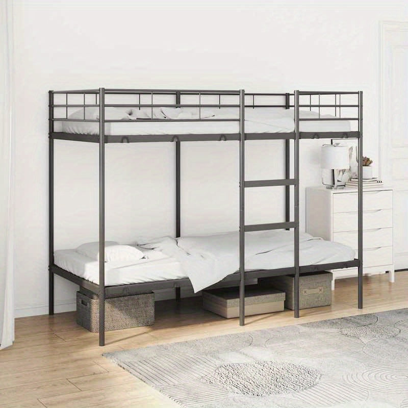 Vintage Bedframe – Houten Bed – Platformbed – Bed Met Laden – Jeugdbed – 180x200 cm – Duurzaam Metalen Frame – 5-Laden Opbergruimte – Brun