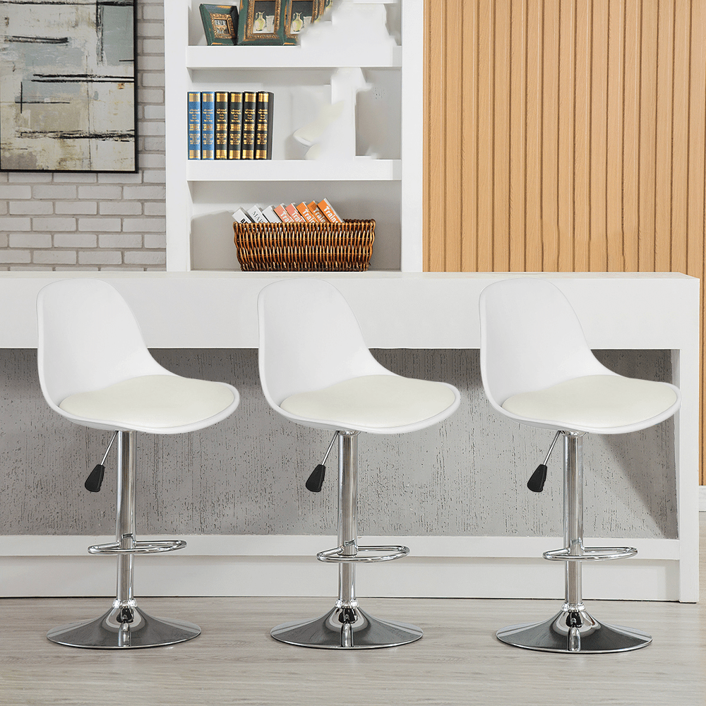 Mobiele Computertafel – Laptoptafel – Bureautafel – Computerbureau – Bijzettafel – Verstelbare Hoogte 67-115 cm – Wit Maple Houtblad 82x60 cm