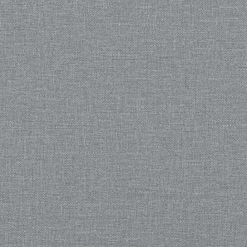 Bed frame without Mattress Grigio Chiaro 90x200cm Tissue Practical, removable, suitable for all seasons