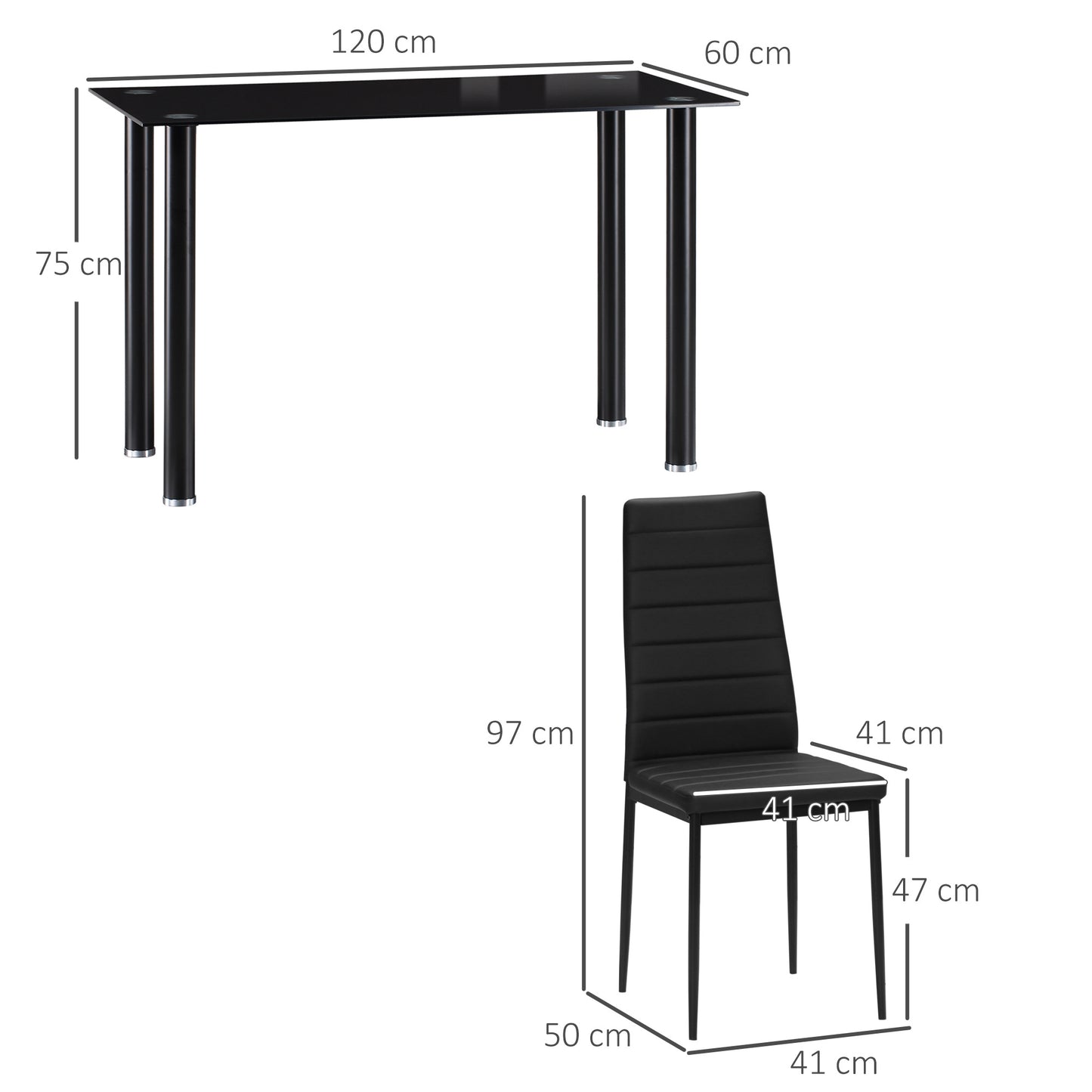 Eetkamerstoelen – Stoelen – Bistrostoelen – Keukenstoelen – Zitstoelen – Set van 2 – Linnen-Polyester Bekleding – Comfortabele Schuimrubber Zitting