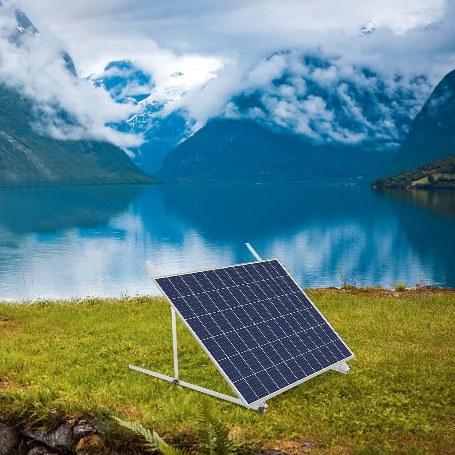 Zonnepaneelhouder – Zonnepaneel Beugel – Montageset – Montagebeugel – Solar Panel Steun – Verstelbaar 0-90° – Aluminium Alloy 114 cm