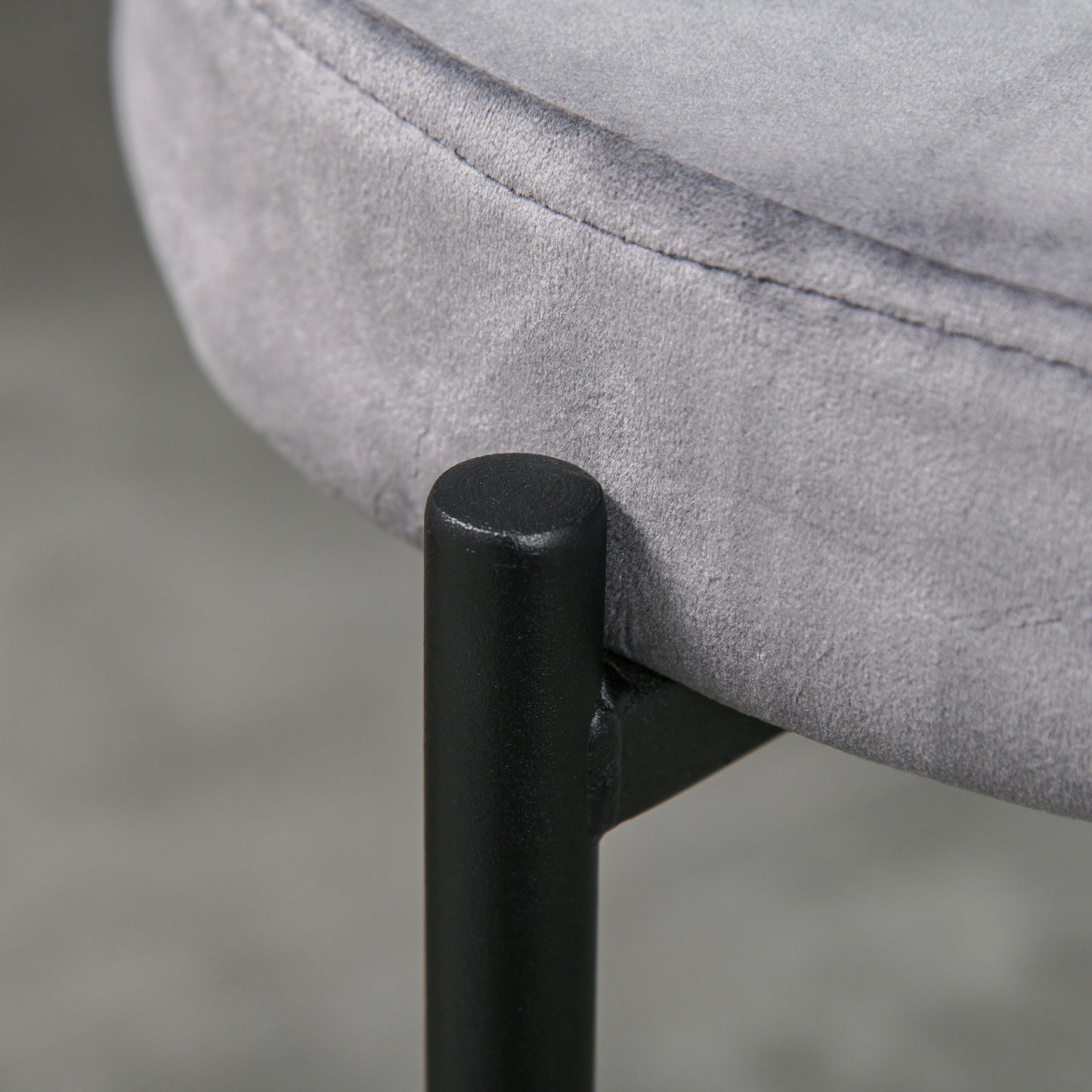 Stapelbare Krukken – Barstoelen – Keukenkrukken – Eetkamerstoelen – Zitkrukken – Set Van 4 – Fluwelen Zitting – Stevige Metalen Constructie