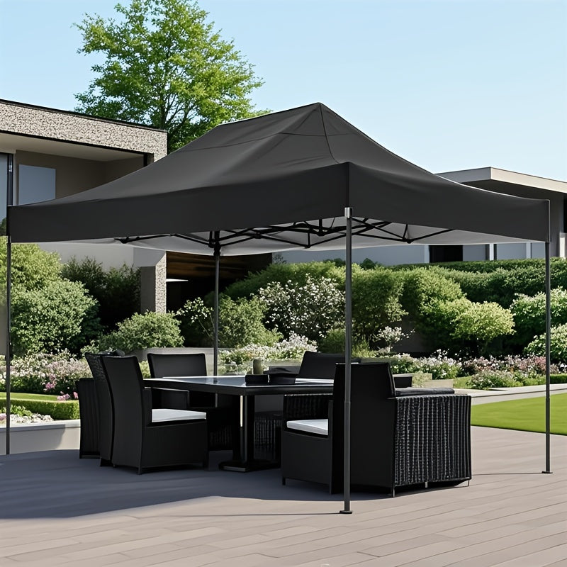 Partytent – Tuinpaviljoen – Easy Up Tent – Vouwtent – Overkapping – 3x4,5 m – 4 Afneembare Zijpanelen – Waterafstotend Frame