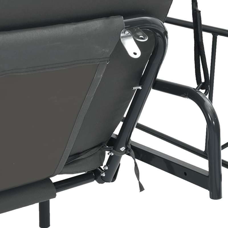 Schommelstoel – Schommelstoel Met Canopy – Tuinschommel – Balkonstoel – Verandaschommel – Stevig Stalen Frame – Comfortabele Afneembare Kussens