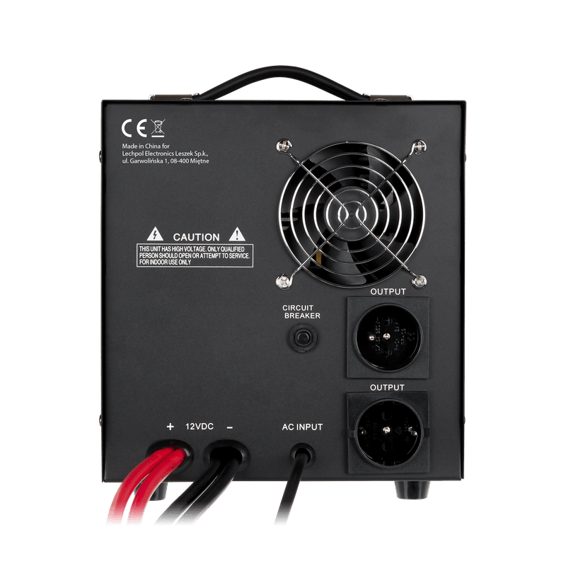 No-break – Noodstroomvoorziening – UPS – Back-up Stroom – Stroomonderbreking Beveiliging – 2000 VA / 1200 W – Pure Sinusgolf Inverter