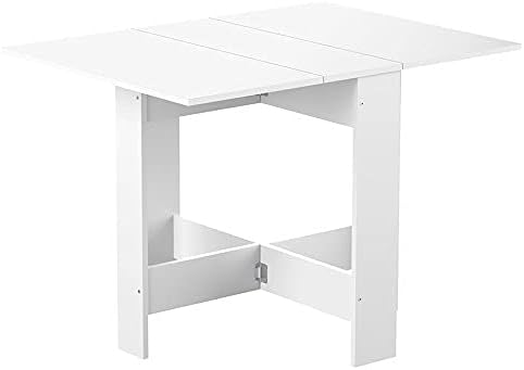 Klaptafel – Inklapbare Tafel – Uitklapbare Eettafel – Console Tafel – Ruimtebesparende Tafel – Compact Ontwerp – Gemaakt Van Gerecycled Melamine Spaanplaat