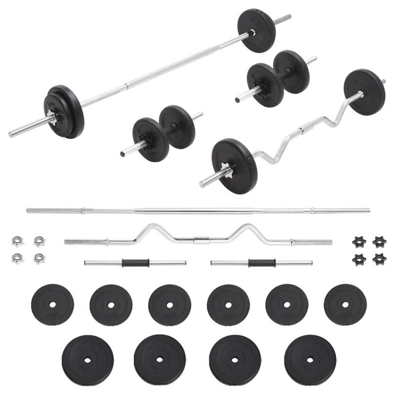 Verstelbare Dumbbell – Verstelbare Halterset – Dumbbells Set – Halter – Gewichtenset – Compact Ontwerp – 30 kg Hoogwaardig Staal