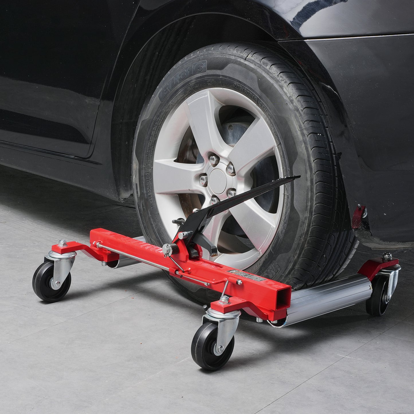 Wielroller – Wiel-dolly – Tire Dolly – Auto Tilwagen – Voertuig Verplaatser – Draagvermogen tot 680 kg – Verstelbare Rollerbreedte 39,7-71,8 cm