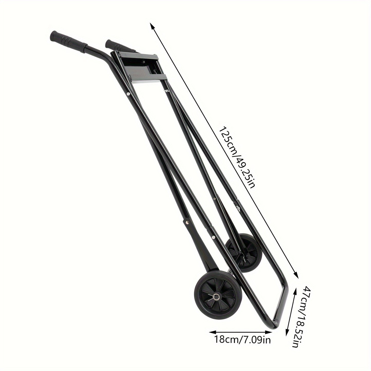 Buitenboordmotor Standaard – Motorwagen – Transportkar – Motorstandaard – Motor Dolly – Opvouwbaar – Koudgewalst Staal – 40 kg Belastbaar