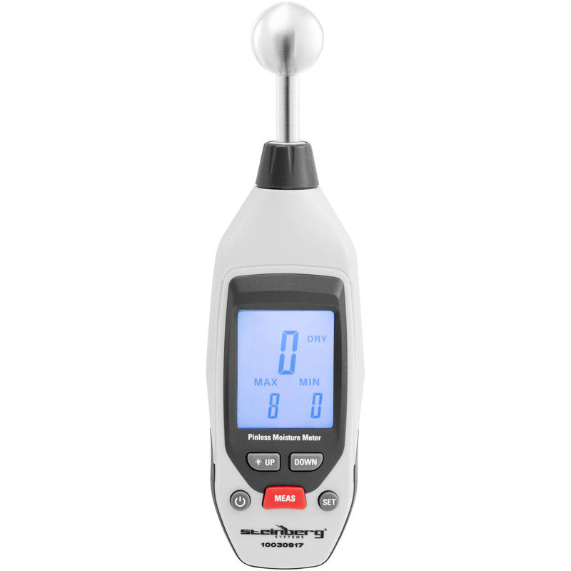 Vochtmeter – Vochtigheidsmeter – Houtmeter – Bouwmateriaalmeter – Niet-Invasief – Nauwkeurige Meting 0-100% – Backlit LCD Display