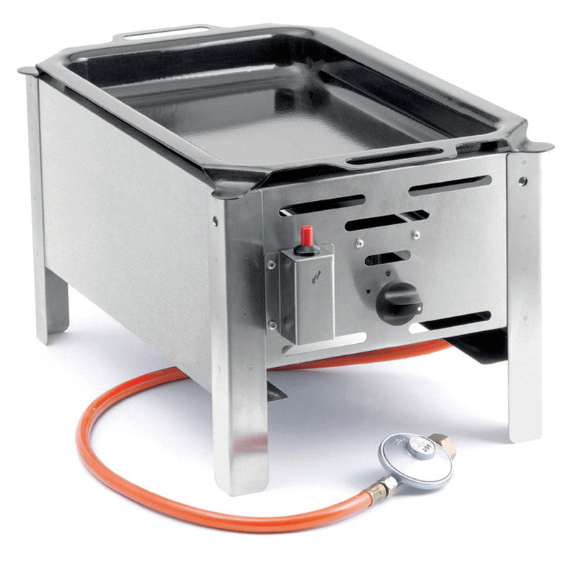 Gasbrander – Gasfornuis – Campingkooktoestel – Buitenbrander – Kookbrander – RVS – 5800W Vermogen – Elektronische Ontsteking