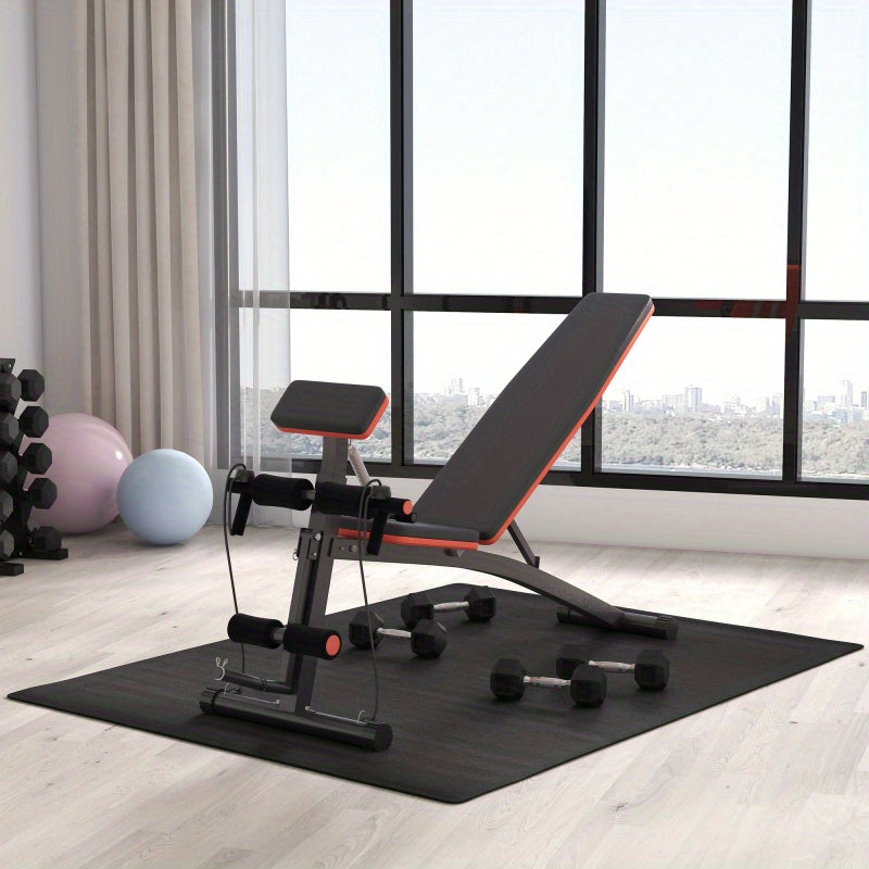 Fitnessbank – Halterbank – Trainingsbank – Bench Press Bank – Buikspierbank – Verstelbaar – Inklapbaar – Max 120 kg – Ergonomisch Comfort