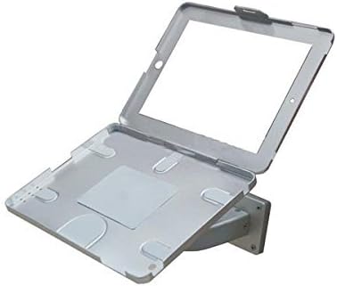 System-S Messe muurbeugel POS presentatie display houderarm muurbeugel met gebogen arm anti-diefstal afsluitbare houder voor iPad Air iPad 2 3 4