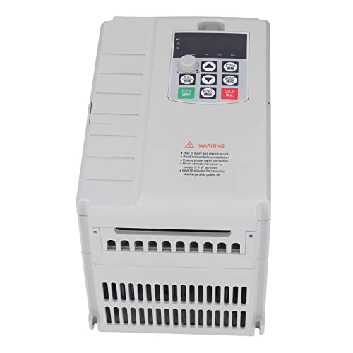 Frequentieomvormer 7.5KW, Motorsnelheidsregelaar Motoromvormeromvormer Motorsnelheidsregelaar Eenfase 220V-ingang 3-fase 380V-uitgang