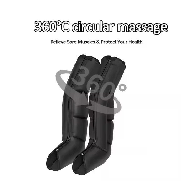 Beenmassage Apparaat – Beenmassager – Kuitmassage – Luchtcompressie Apparaat – Lymfedrainage – Verstelbare Druk 60-240 mmHg – 360 Graden Compressiemassage