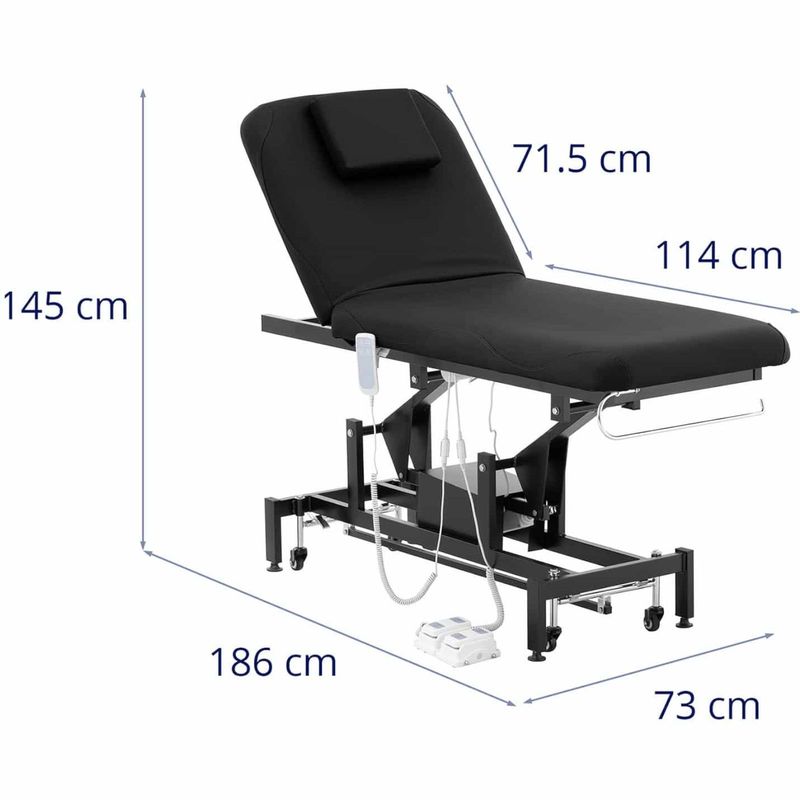 Massagetafel – Behandelbank – Massagebed – Therapiebed – Schoonheidstafel – Elektrisch Verstelbaar – Maximaal Draagvermogen 200 kg