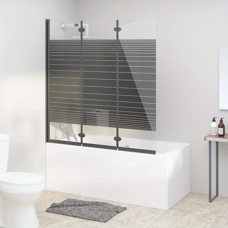 Badscherm 3 Panelen – Douchewand – Badwand – Opvouwbaar Scherm – Privacy Scherm – Metalen Frame – Waterafstotende Stof – Compact & Lichtgewicht