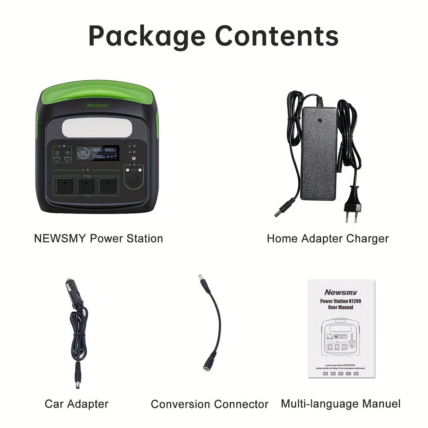 Powerstation – Noodstroomvoorziening – Generator – Camping Accu – Mobiele Energiecentrale – 576Wh LiFePO4 Batterij – 700W Piekvermogen – Zuivere Sinusgolf AC Uitgangen – USB-C PD 100W Snelladen