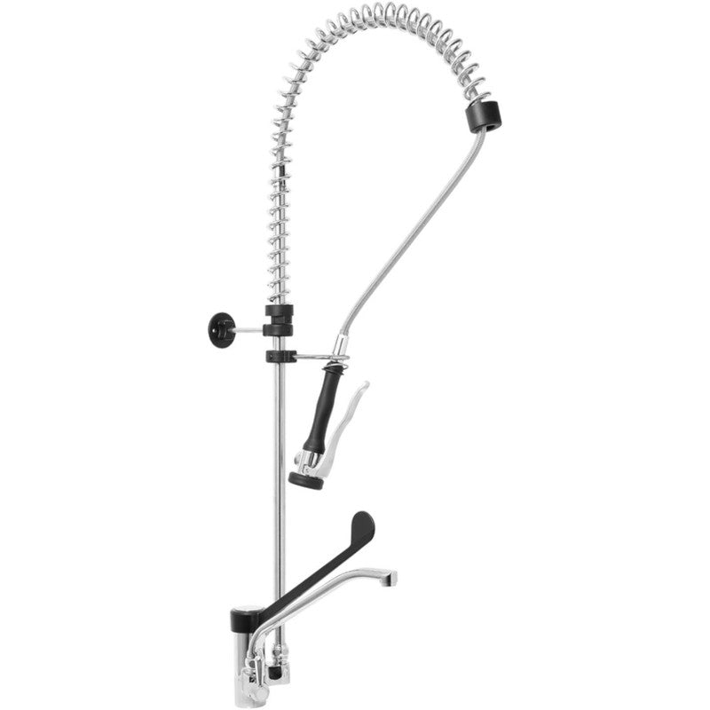 Keukenkraan – Keukenmengkraan – Uittrekbare Kraan – Spoelkraan – Uitloopkraan – Roestvrij Staal & Messing – 25 cm Uittrekbare Uitloop met 100 cm Flexibele Slang