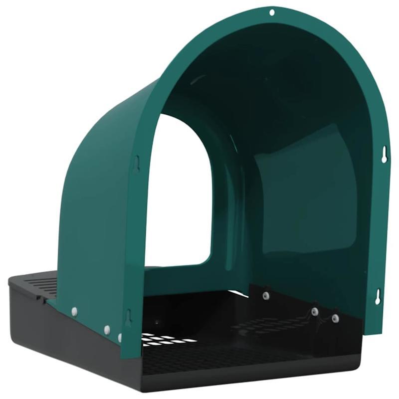 Easy to assemble Chicken Niches 4pcs Wall Mounting Dark Green ventilated weather resistant small animal fence and cage
