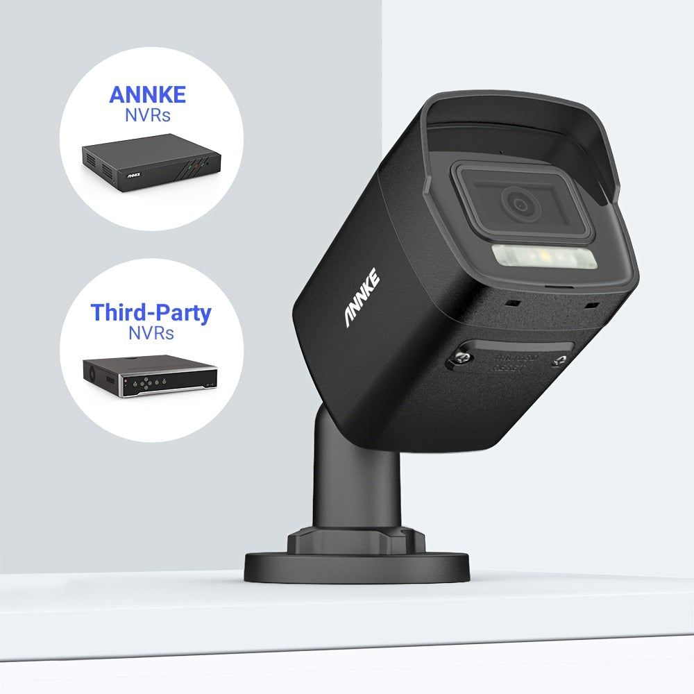 Bewakingscamera Set – Beveiligingscamera Set – Camerabewaking – Surveillance Camera – Bewakingscamera Kit – 4 x 5MP PoE camera’s – 2TB HDD Opslag met Kleurennachtzicht en Intelligente Bewegingsdetectie