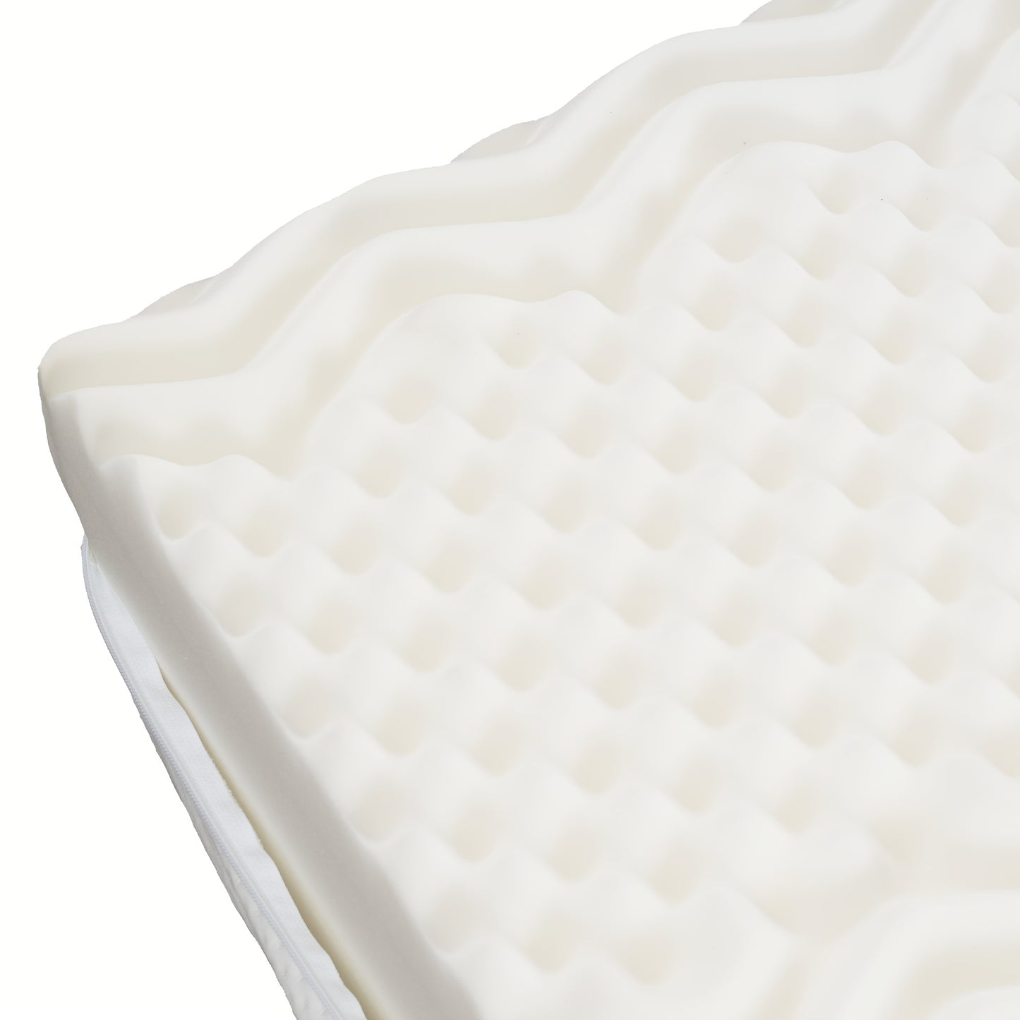 Cold Foam Mattress, 180x200, 7-zone Comfort Foam Mattress, 20cm Height, H3, H2, Ergonomic Cold Foam Mattress with Handles And Washable Climate Fiber Cover with Zipper All Around