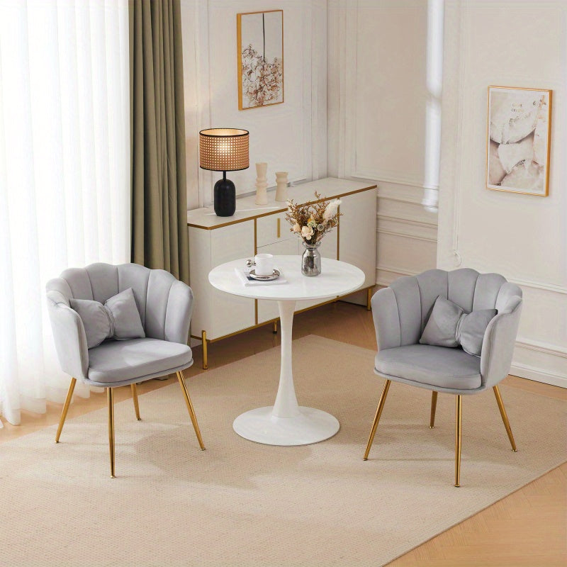 Fauteuil – Zitzetel – Relaxstoel – Armstoel – Velours Bekleding – Uniek Bloemblad Design – Ergonomische Vlinderkussens