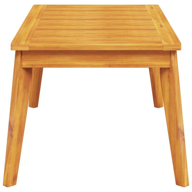 Tuin-Eettafel – Buitentafel – Terrastafel – Balkonset – Loungtafel – Massief Acaciahout – Compact 100x55x45 cm – Weerbestendig