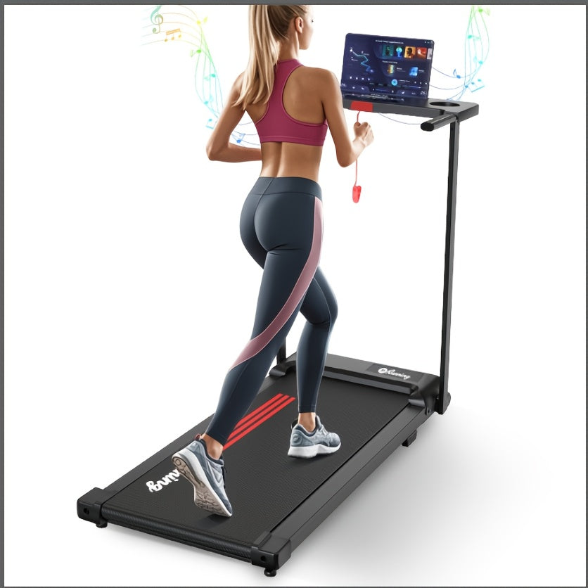 2-in-1 Opvouwbare Loopband – Hardloopband – Wandelloper – Fitnessapparaat – Elektrische Loopband – Krachtige 2.0 PK Motor – Compact Ruimtebesparend Design
