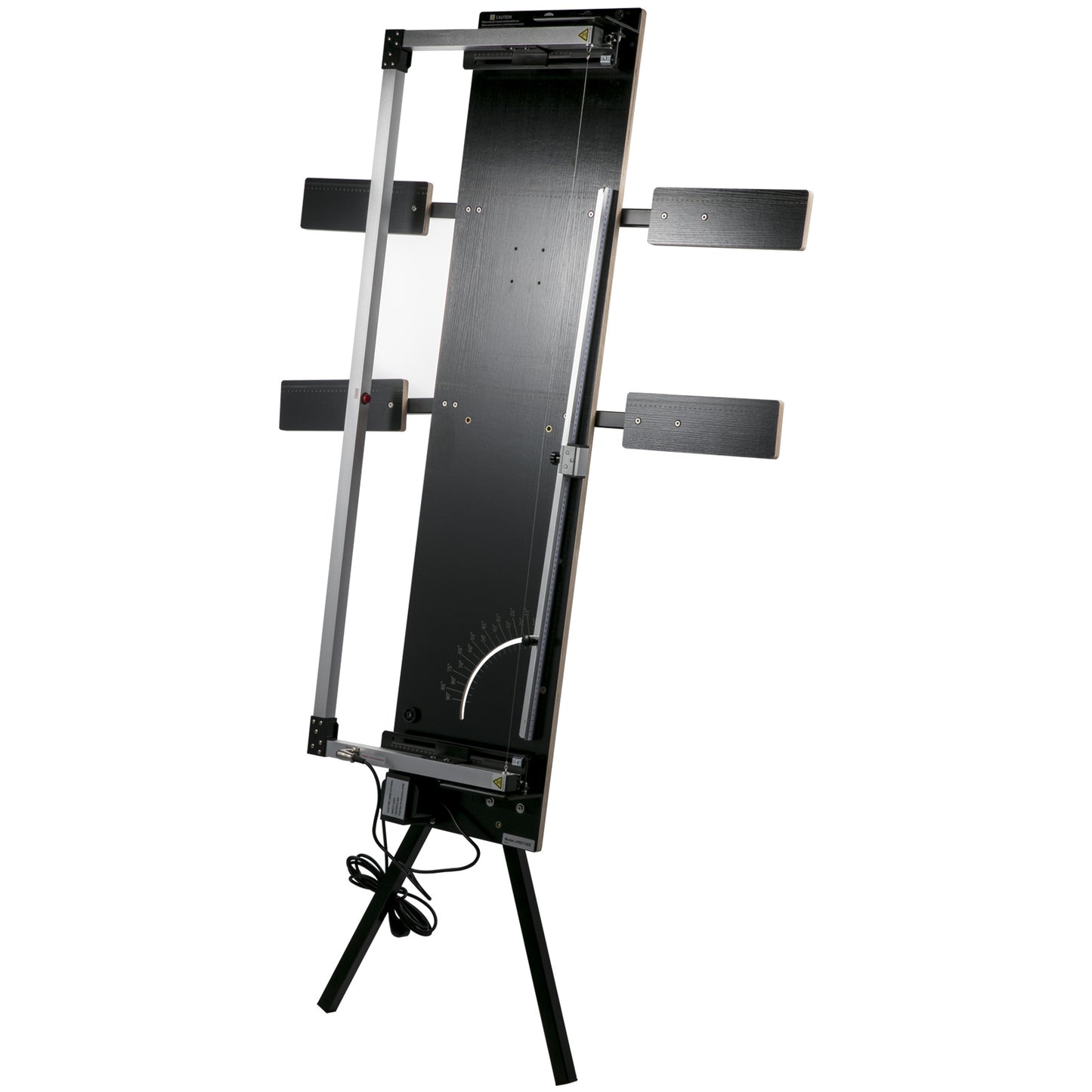 Styroporschaar – Piepschuim Snijder – Schuim Snijmachine – Isolatiesnijder – Knipschaar – Max. Snijlengte 122 cm – Snijdikte 42 cm – Instelbare Snijhoek 0-90° – Lichtgewicht Aluminium Frame