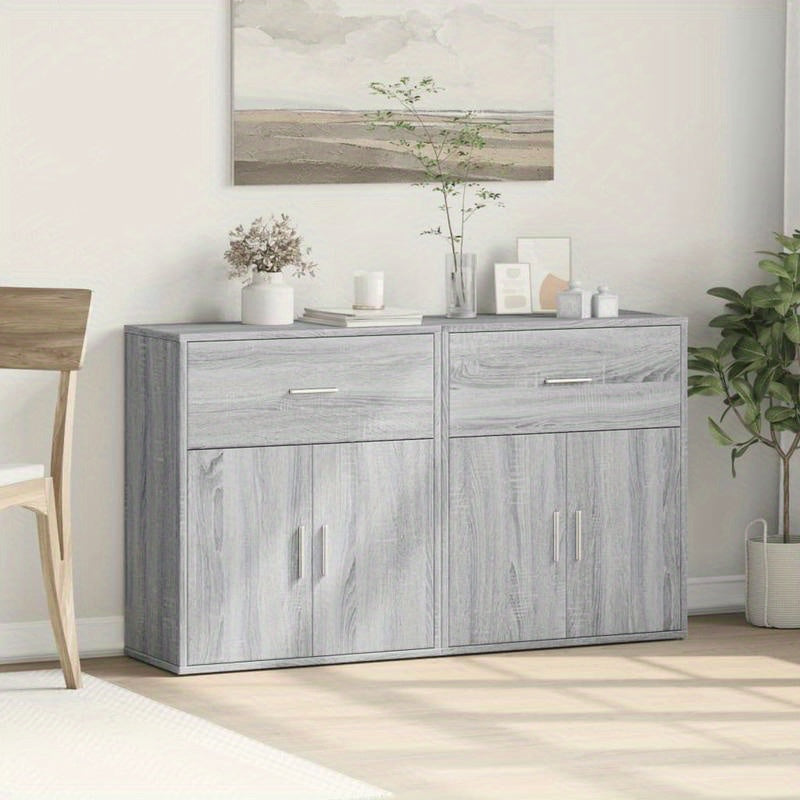 Dressoir – Sideboard – Opbergkast – Ladekast – Kastenmeubel – Grijs Sonoma-Eiken – Duurzaam Houtmateriaal – 60x31x70 cm