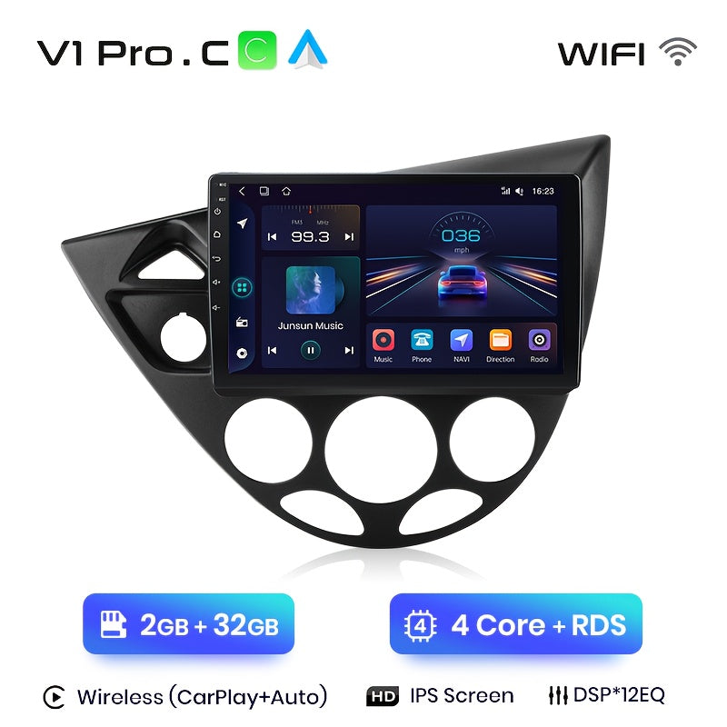 Multifunctionele 2 Din Android Multimedia Speler – Car Radio – Autoplayer – Navigatiesysteem – Infotainment – 9 Inch IPS Scherm – GPS Navigatie Met Offline Kaarten