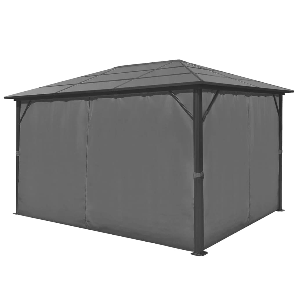 Tuinpaviljoen – Prieel – Partytent – Pergola – Overkapping – 400x300 cm – Aluminium Frame – UV-bestendig Polycarbonaat Dak