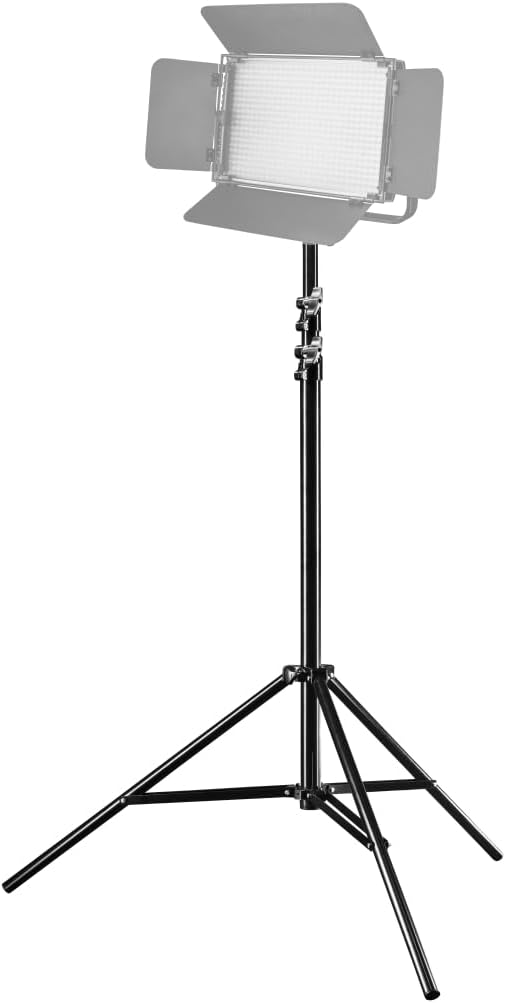 Dimbare LED-vlaklamp incl. lampstatief – Videolicht – Lichtpaneel – Studiolamp – Fotolamp – Flikkervrij – 5600K Daglichtkleur